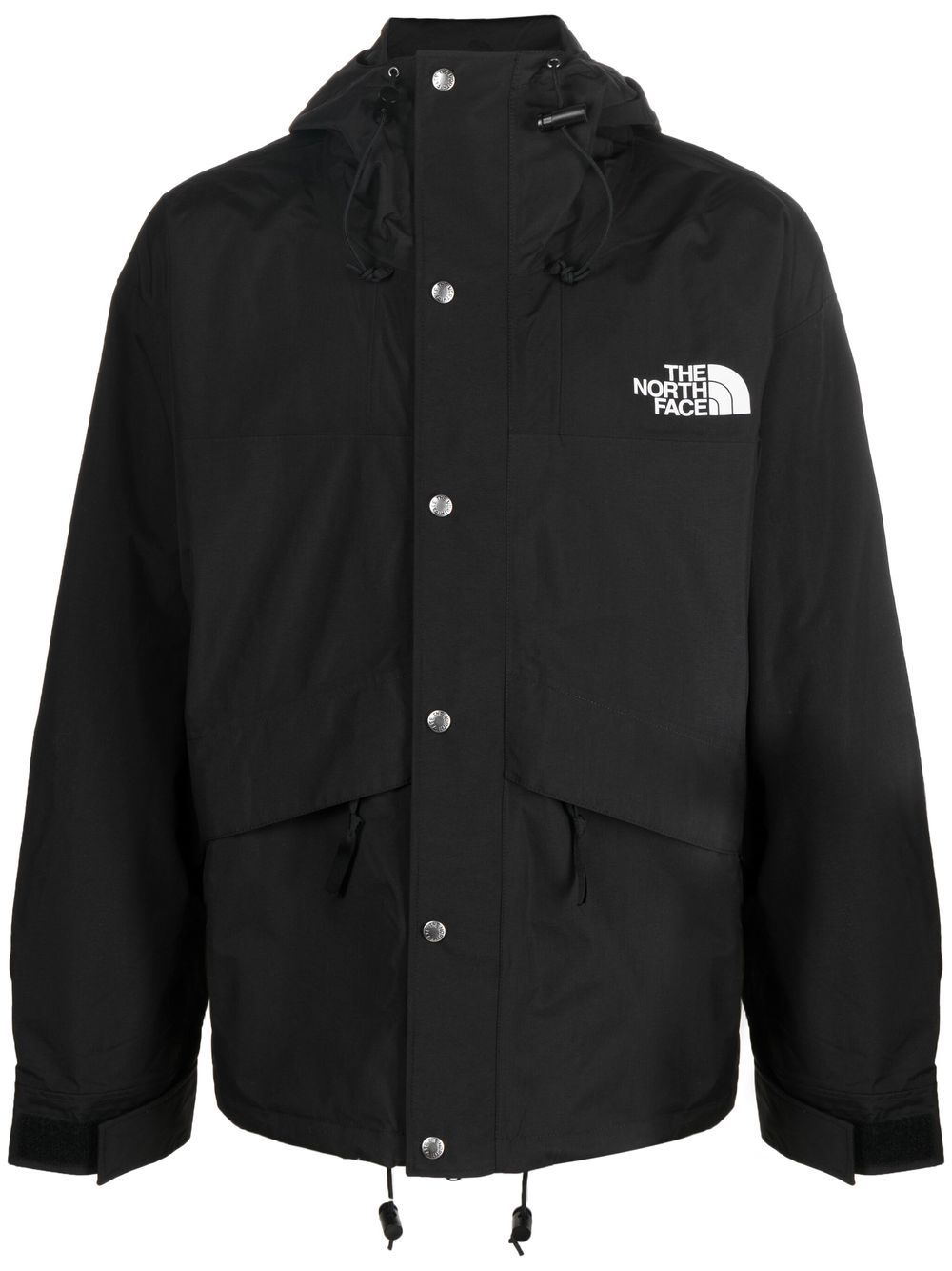 The North Face logo-print hooded jacket - Black von The North Face