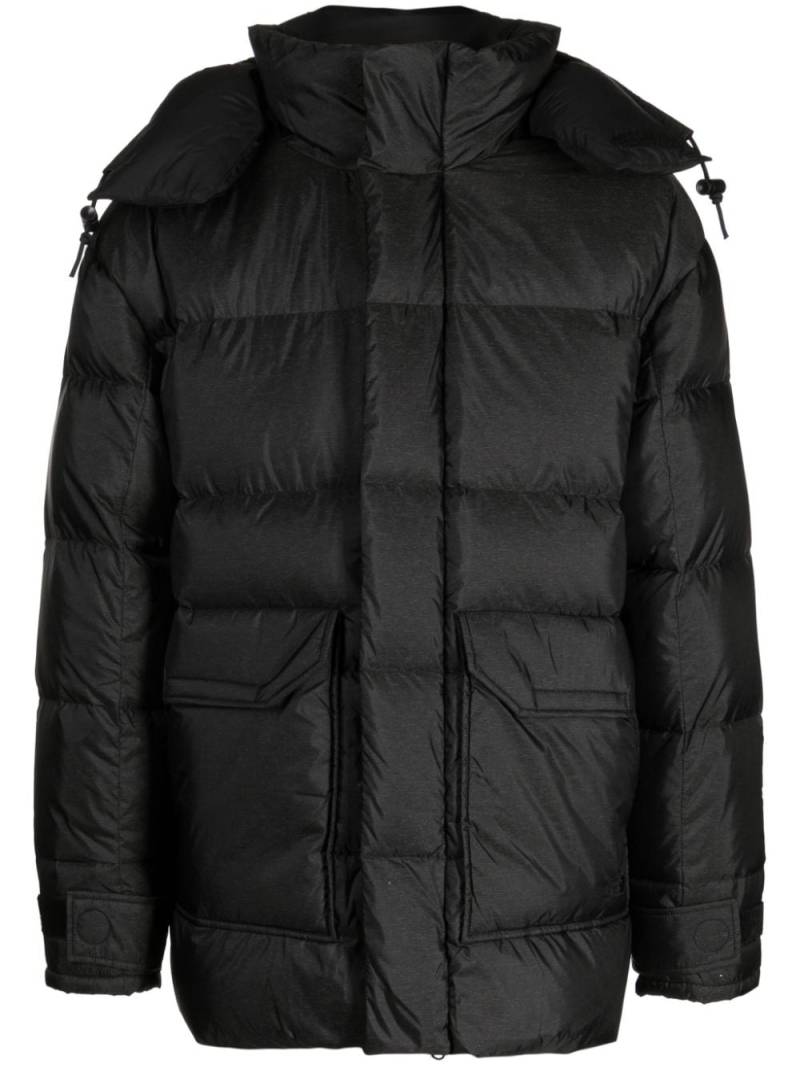 The North Face padded hooded jacket - Black von The North Face