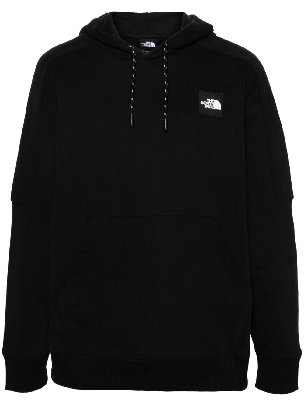 The North Face rubberised-logo cotton hoodie - Black von The North Face