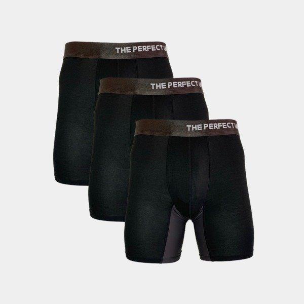 Bambus Boxer-shorts, Schwarz (3 Stk. Pro Pack), Größe 3xl Herren Schwarz ONE SIZE von The Perfect Underwear
