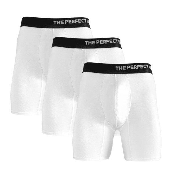 Bambus Boxer-shorts, Weiss (3 Stk. Pro Pack), Größe M Herren Weiss ONE SIZE von The Perfect Underwear
