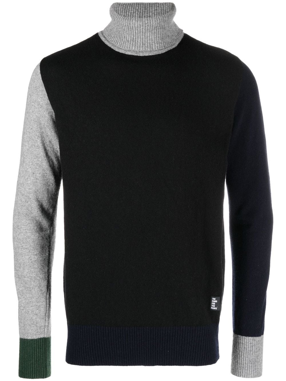 The Power For The People high-neck wool jumper - Black von The Power For The People