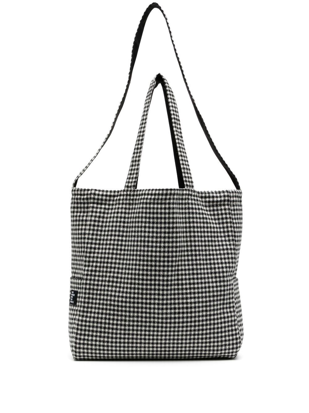The Power For The People houndstooth tote bag - Black von The Power For The People