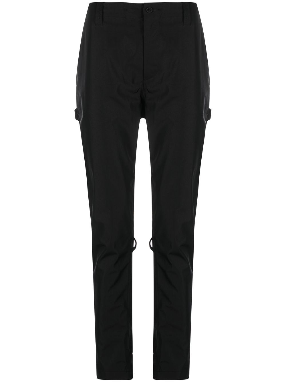 The Power For The People zip-detail drop-crotch trousers - Black von The Power For The People