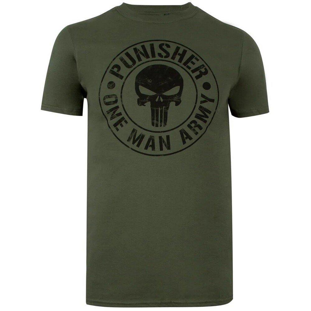 One Man Army Tshirt Herren Militärgrün M von The Punisher