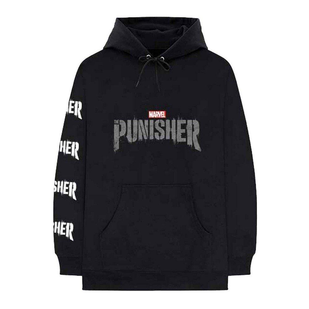 Stamp Hoodie Zum Überziehen Damen Schwarz S von The Punisher