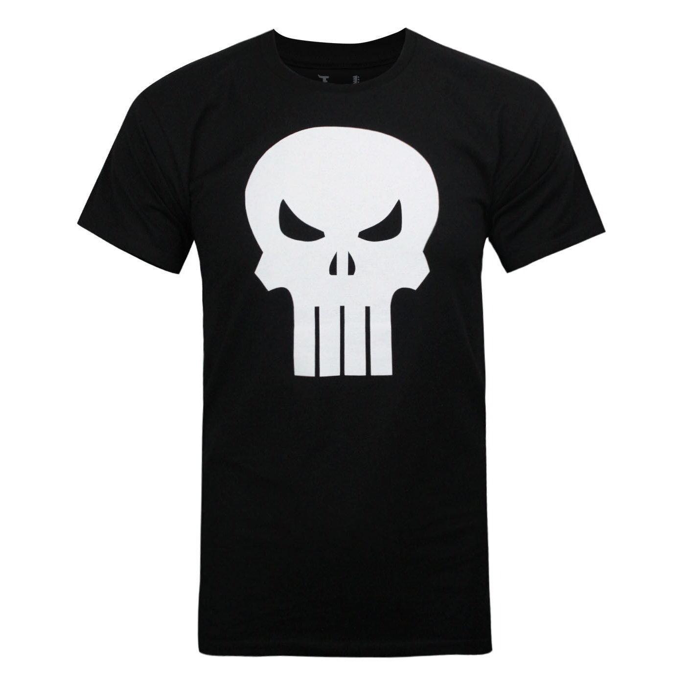 T-shirt Herren Schwarz S von The Punisher