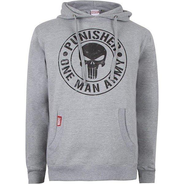 One Man Army Kapuzenpullover Herren Grau L von The Punisher