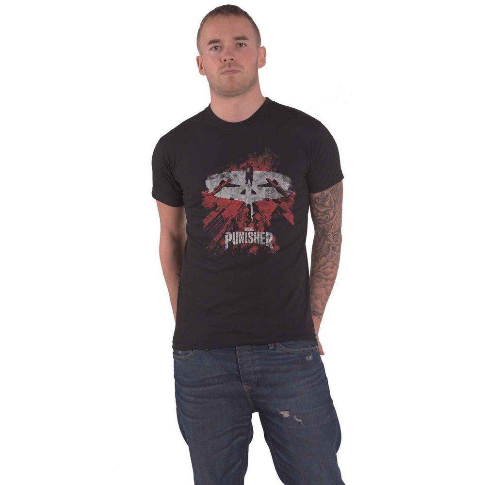 Tshirt Damen Schwarz XL von The Punisher