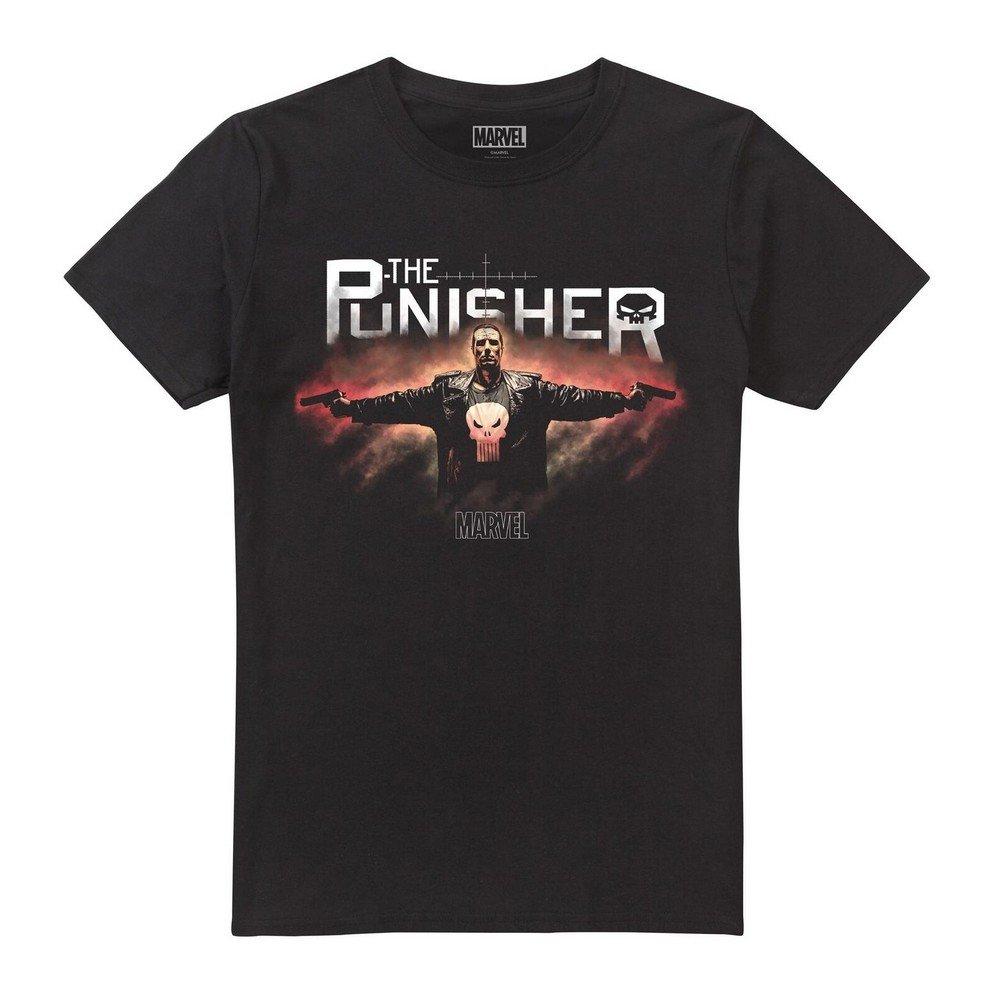 Tshirt Herren Schwarz L von The Punisher