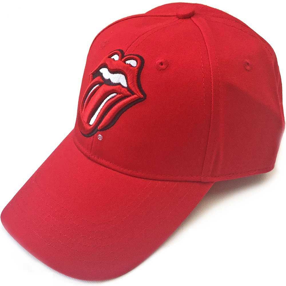 Classic Baseballmütze Damen Rot Bunt ONE SIZE von The Rolling Stones
