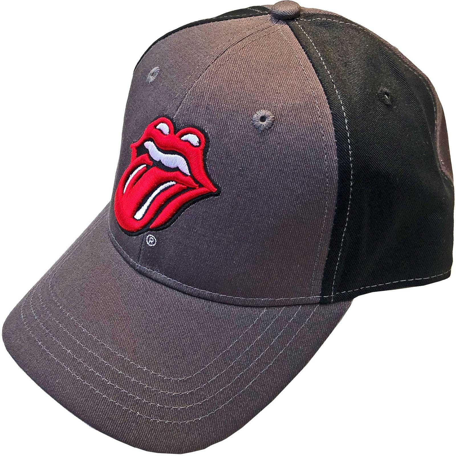 Classic Tongue Baseballmütze Damen Grau ONE SIZE von The Rolling Stones