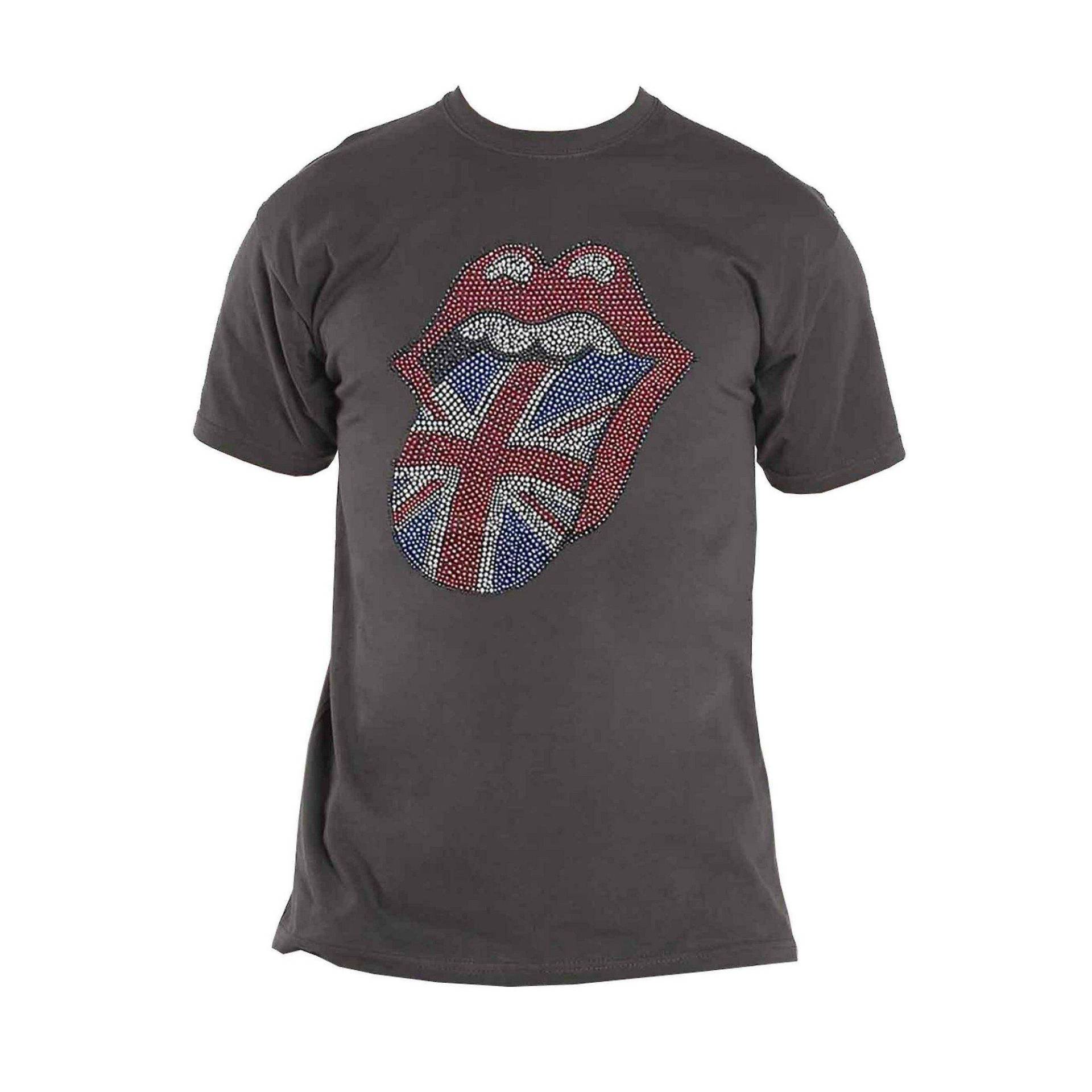 Classic Tshirt Damen Grau L von The Rolling Stones