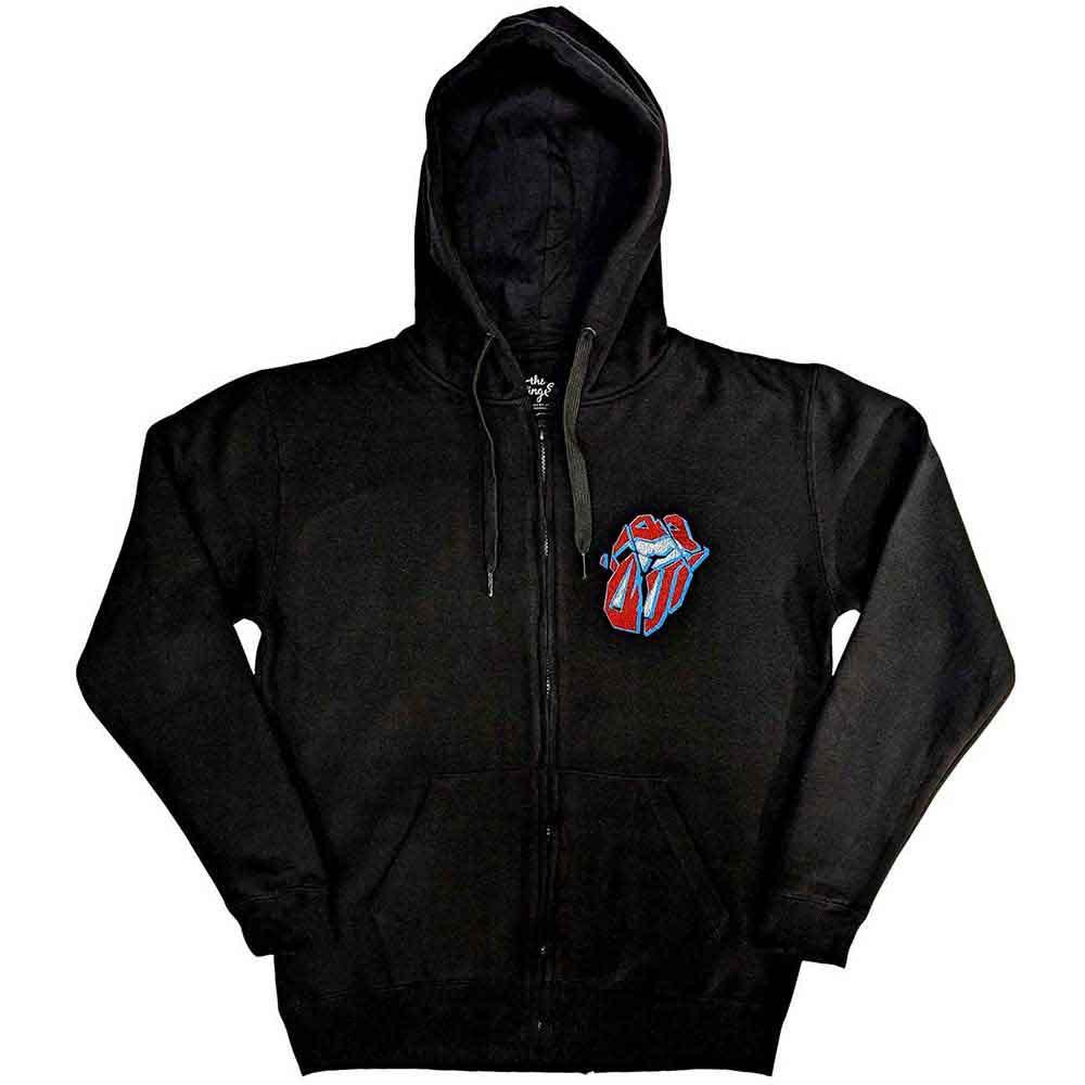 Hackney Diamonds Hoodie Mit Durchgehendem Reißverschluss Herren Schwarz M von The Rolling Stones