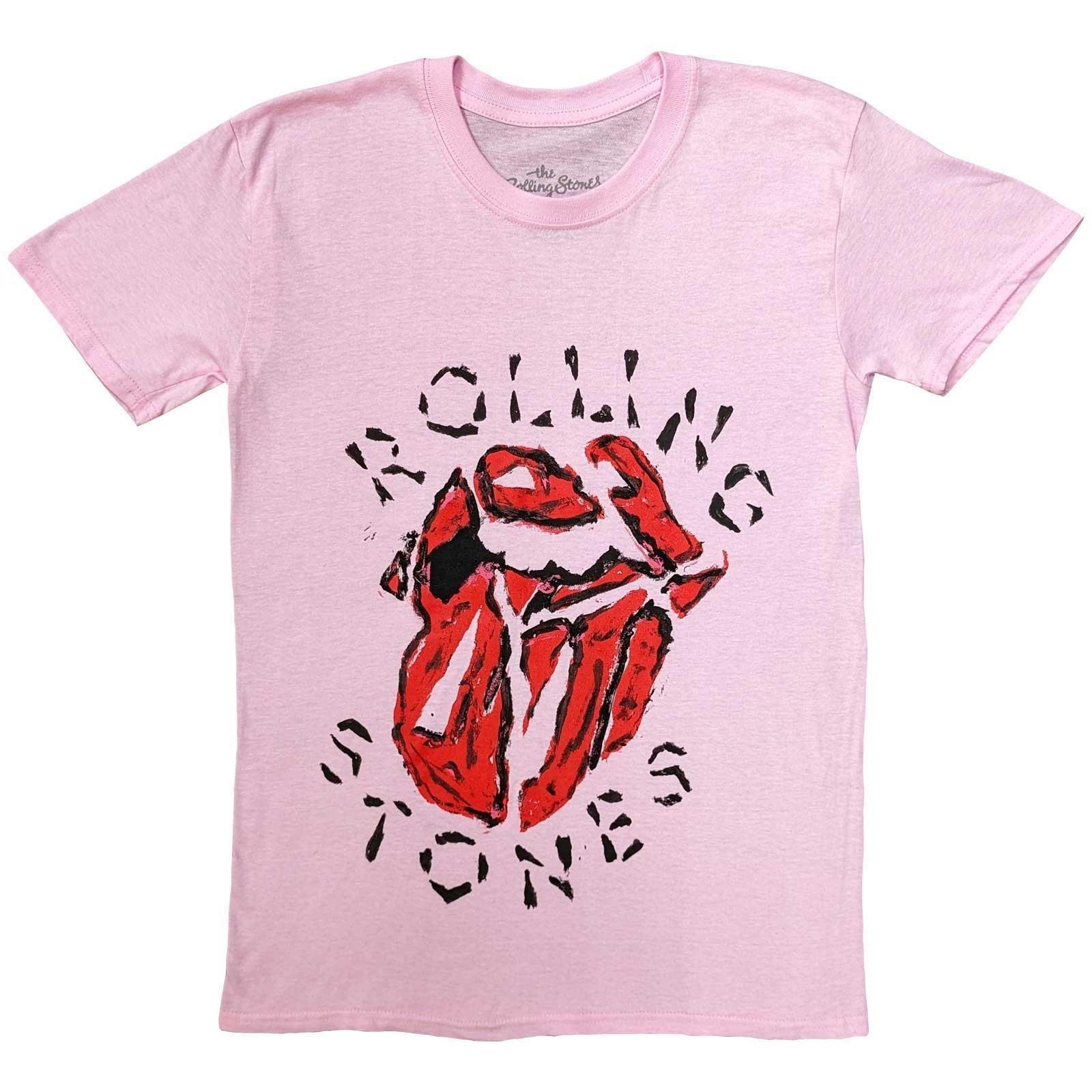 Hackney Diamonds Tshirt Herren Pink L von The Rolling Stones