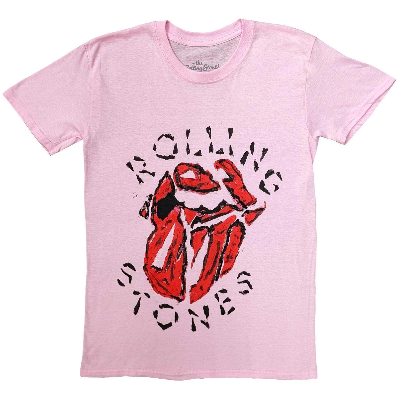 Hackney Diamonds Tshirt Herren Pink XXL von The Rolling Stones