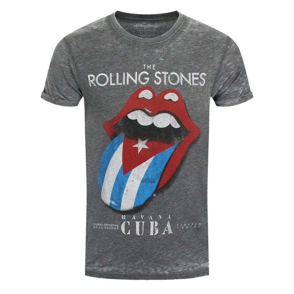 Havana Cuba Tshirt Damen Grau L von The Rolling Stones