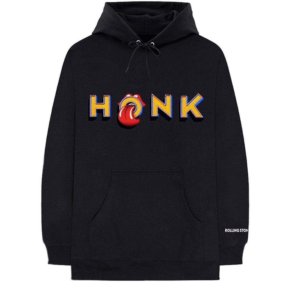 Honk Letters Hoodie Zum Überziehen Damen Schwarz M von The Rolling Stones