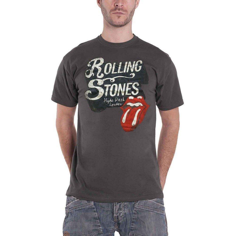 Hyde Park Tshirt Damen Grau L von The Rolling Stones