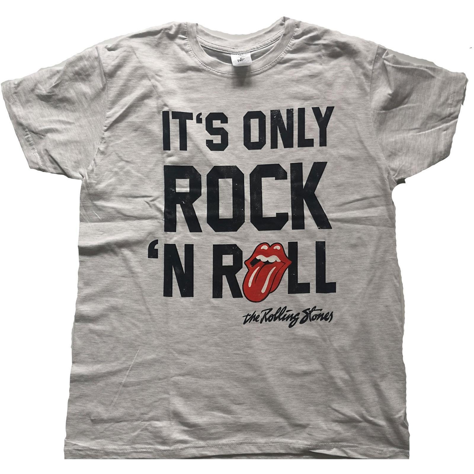 It's Only Rock N Roll Tshirt Damen Grau L von The Rolling Stones
