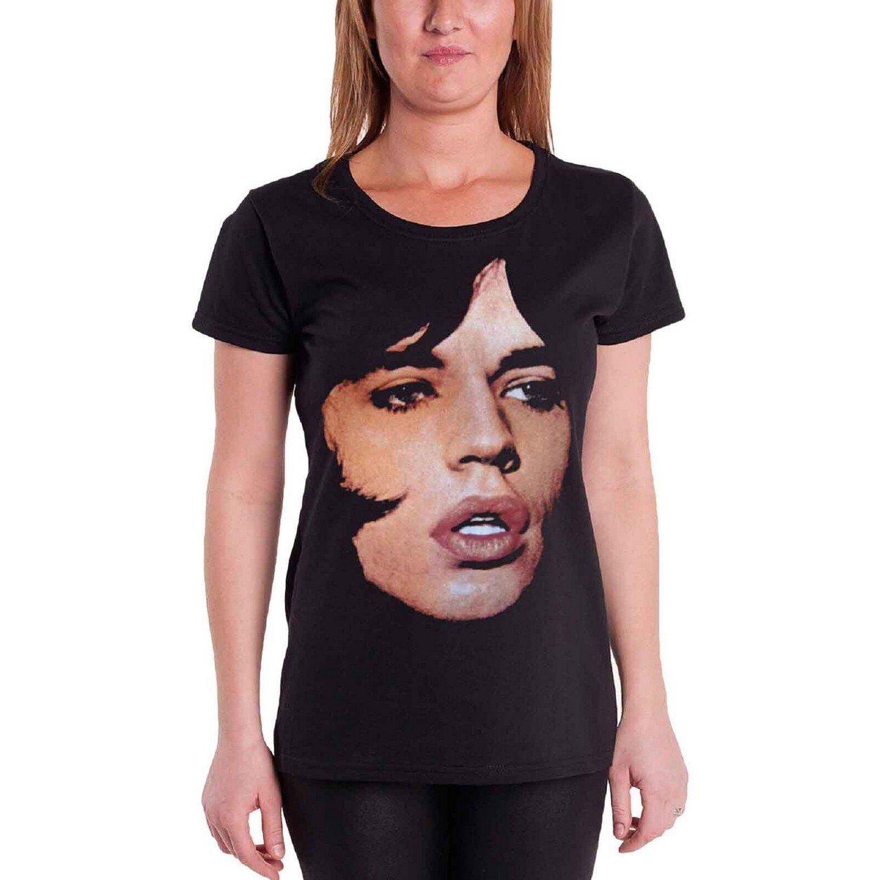 Mick Tshirt Damen Schwarz M von The Rolling Stones