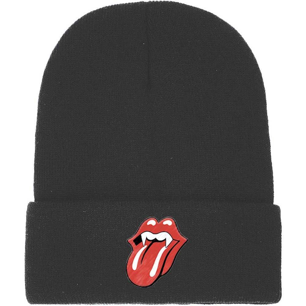 Mütze Logo Damen Schwarz ONE SIZE von The Rolling Stones