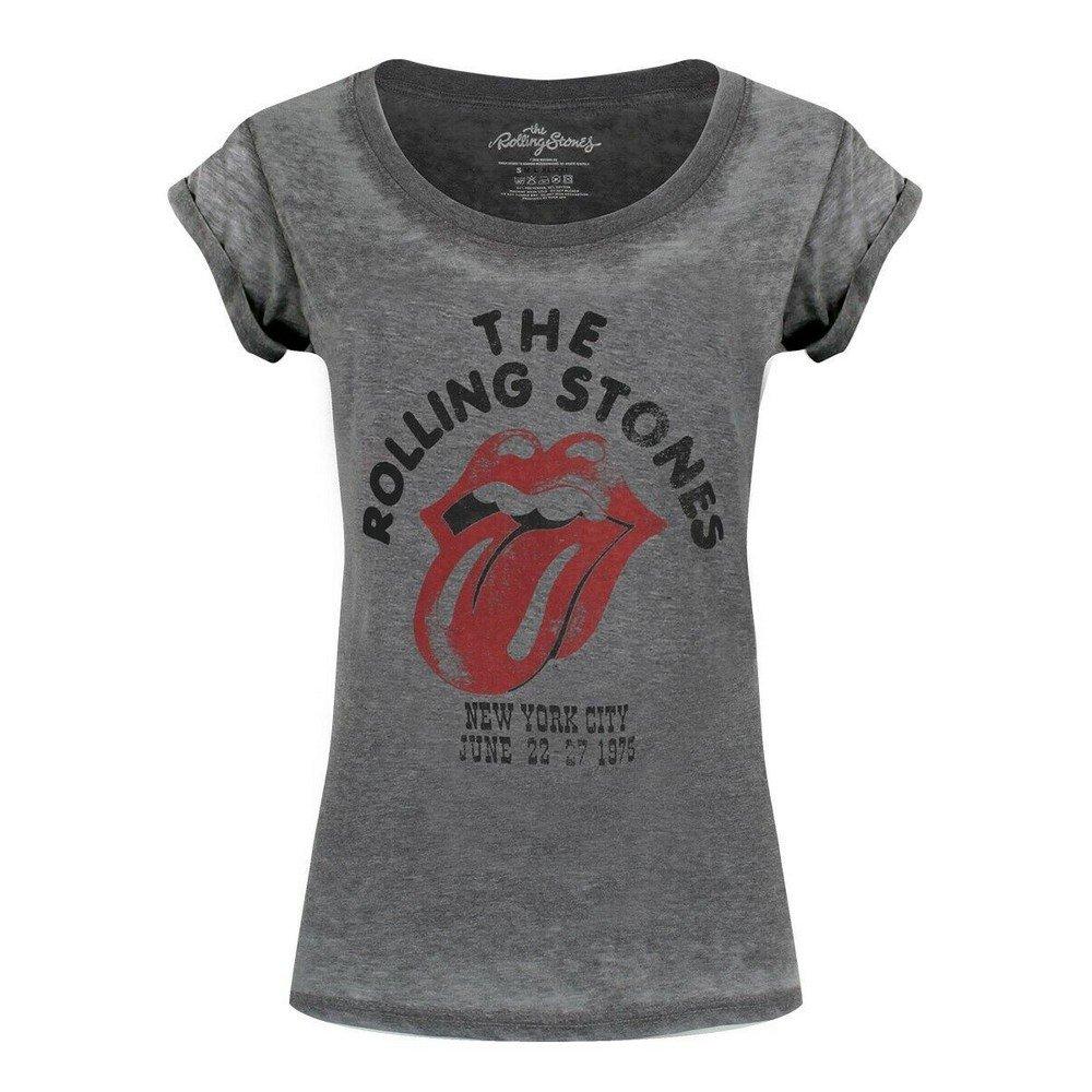 New York City 75 Tshirt Damen Grau XL von The Rolling Stones
