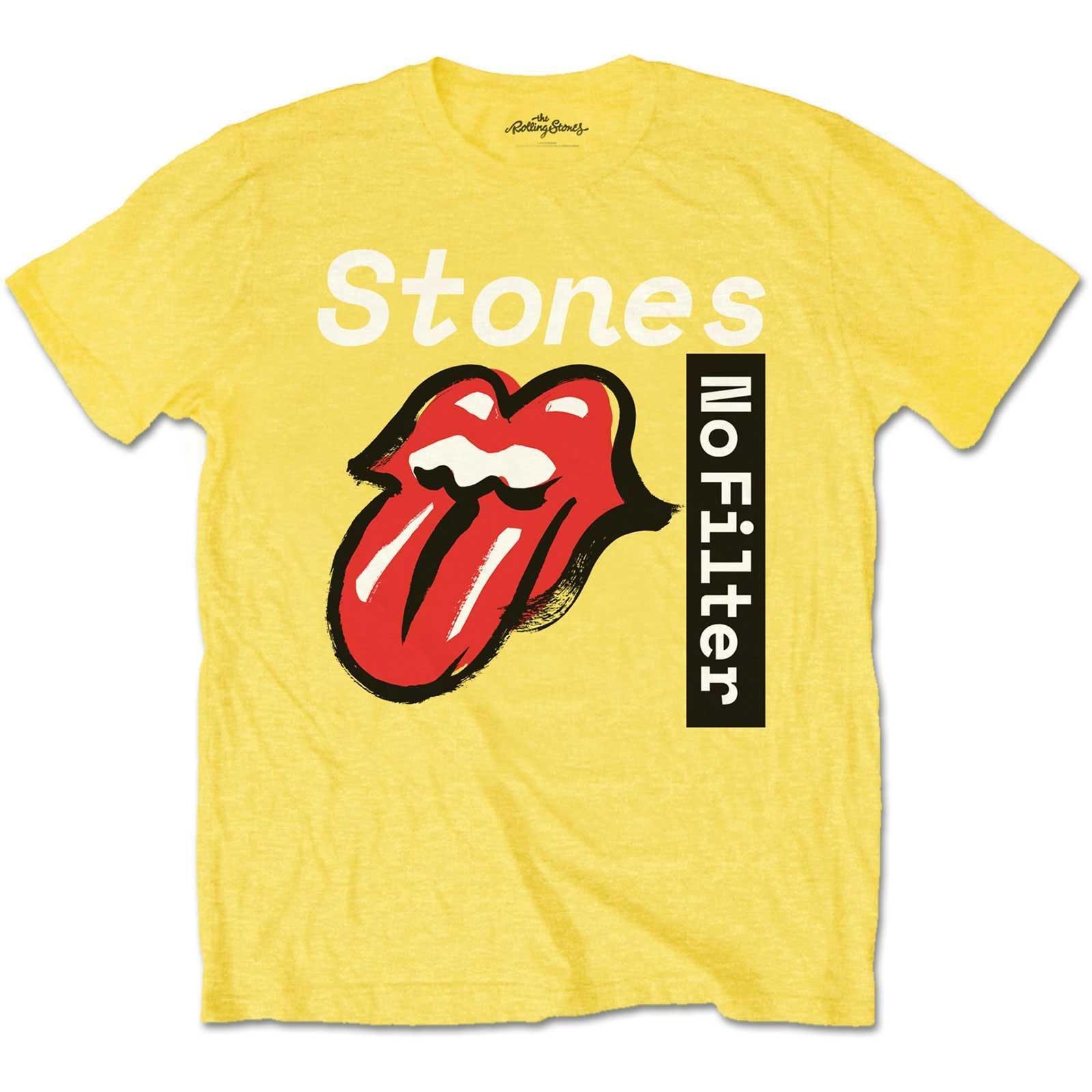 No Filter Tshirt Jungen Gelb 116 von The Rolling Stones