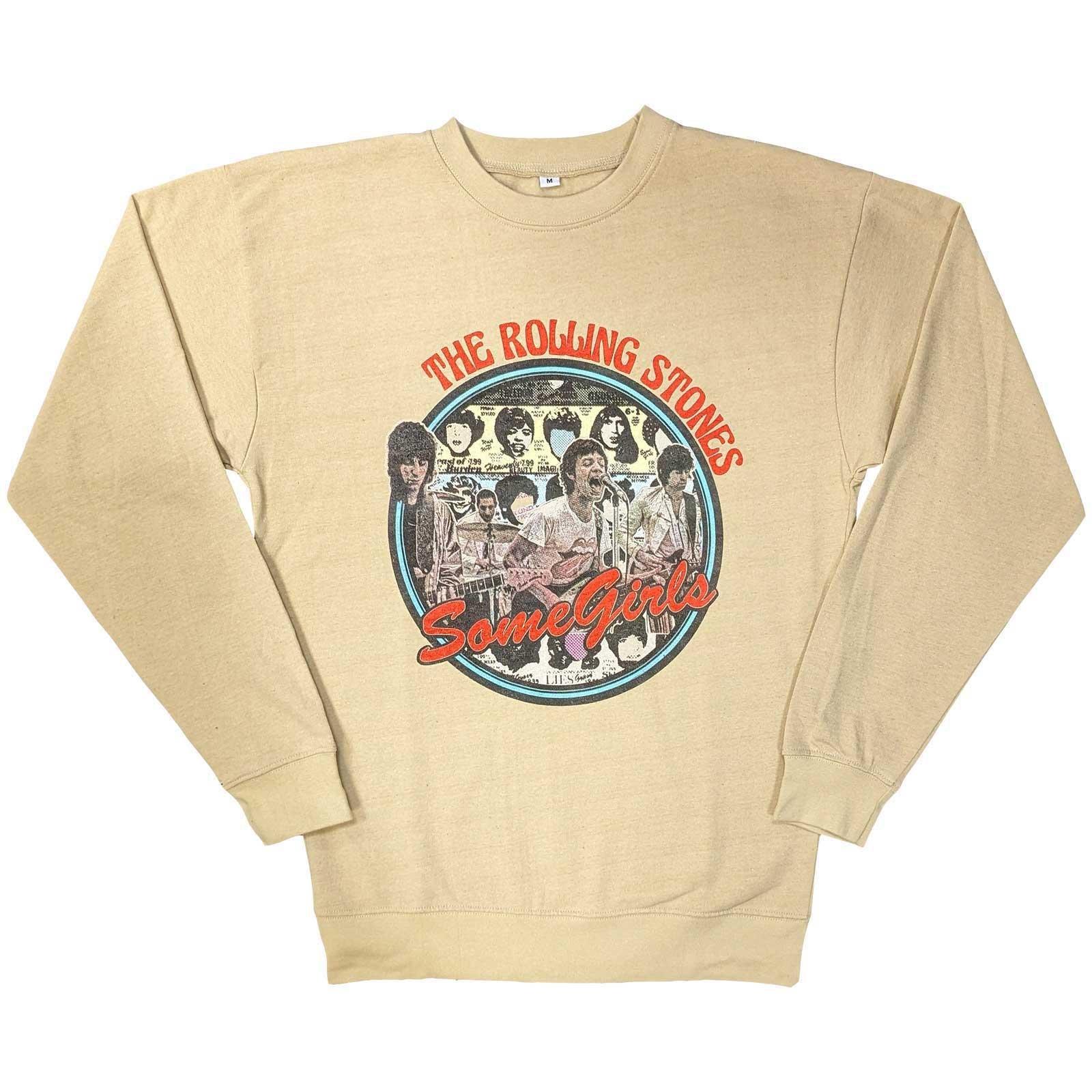 Some Girls Sweatshirt Herren Sand L von The Rolling Stones