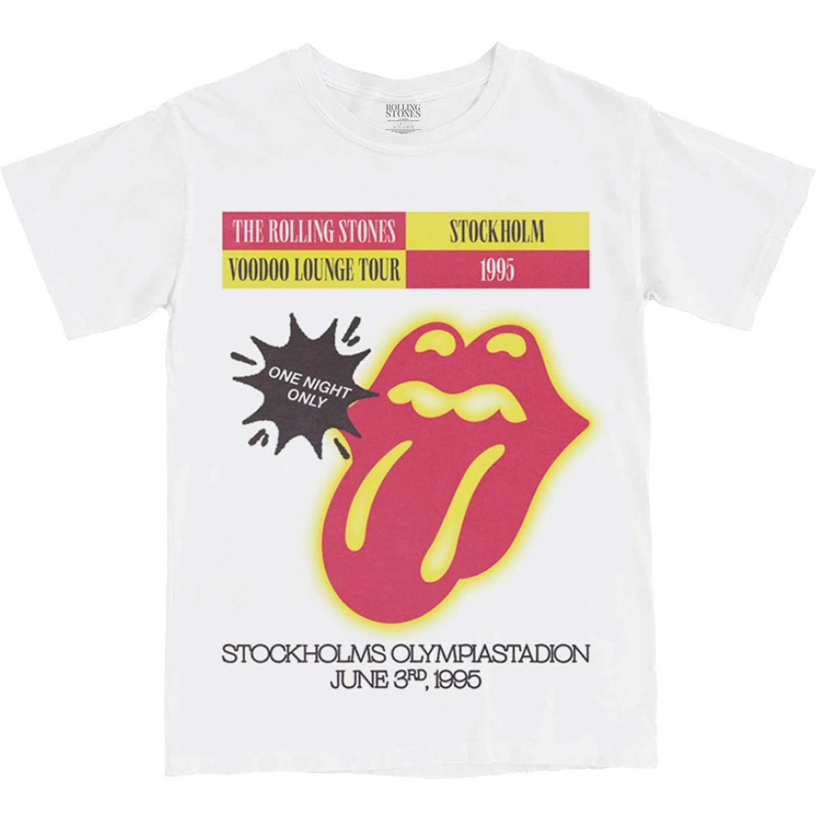 Stockholm '95 Tshirt Damen Weiss L von The Rolling Stones