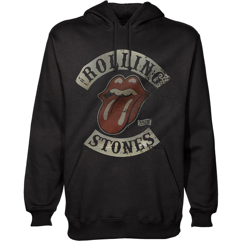 Tour 1978 Hoodie Zum Überziehen Damen Schwarz M von The Rolling Stones