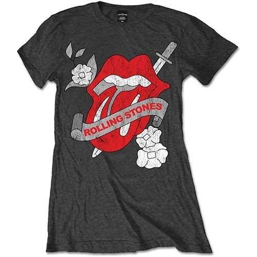 Tshirt Damen Grau XL von The Rolling Stones