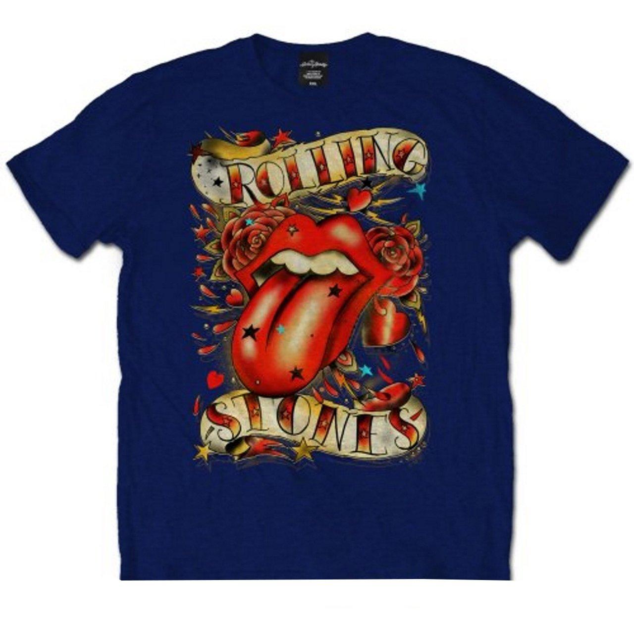 Tshirt Damen Marine S von The Rolling Stones