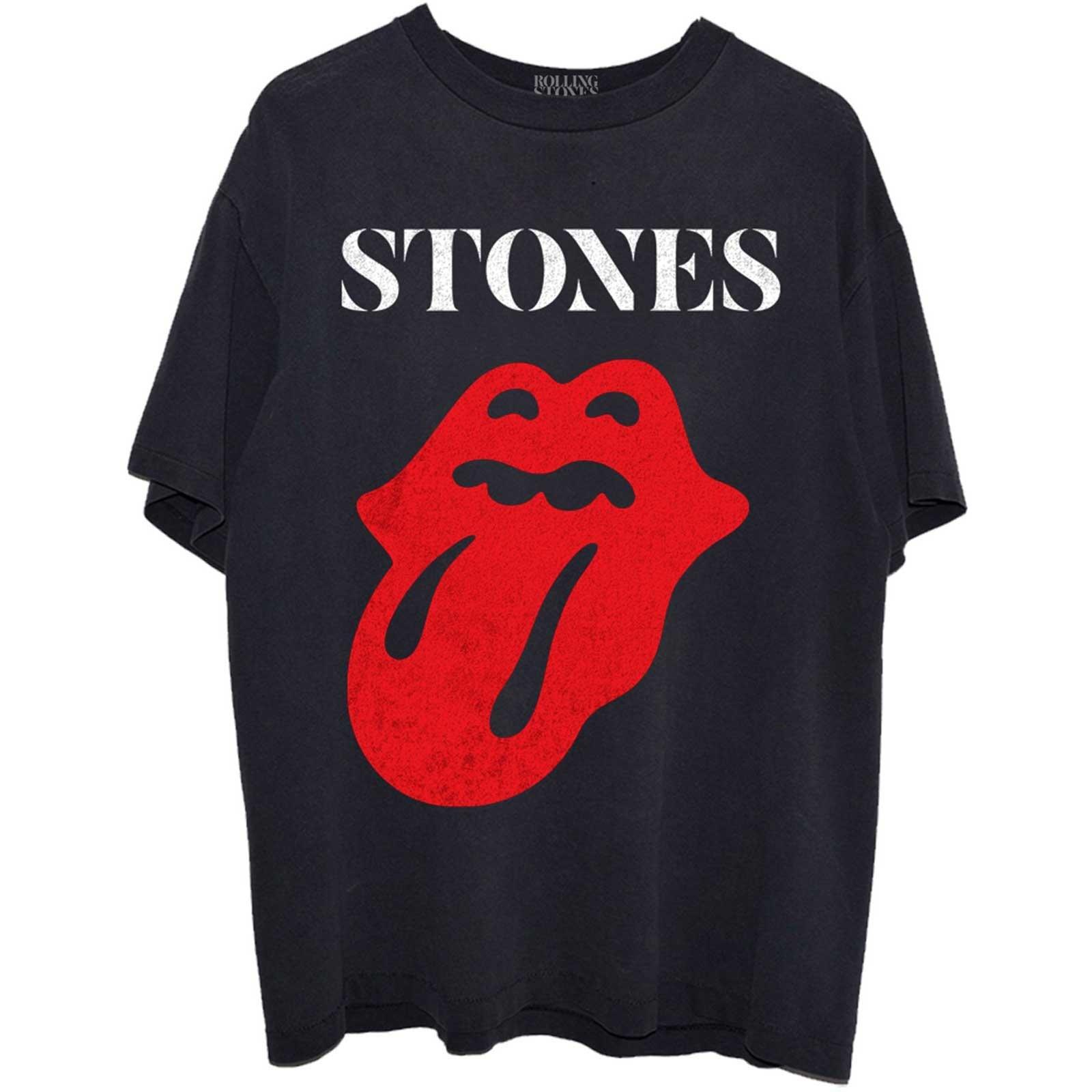 Tshirt Damen Schwarz L von The Rolling Stones