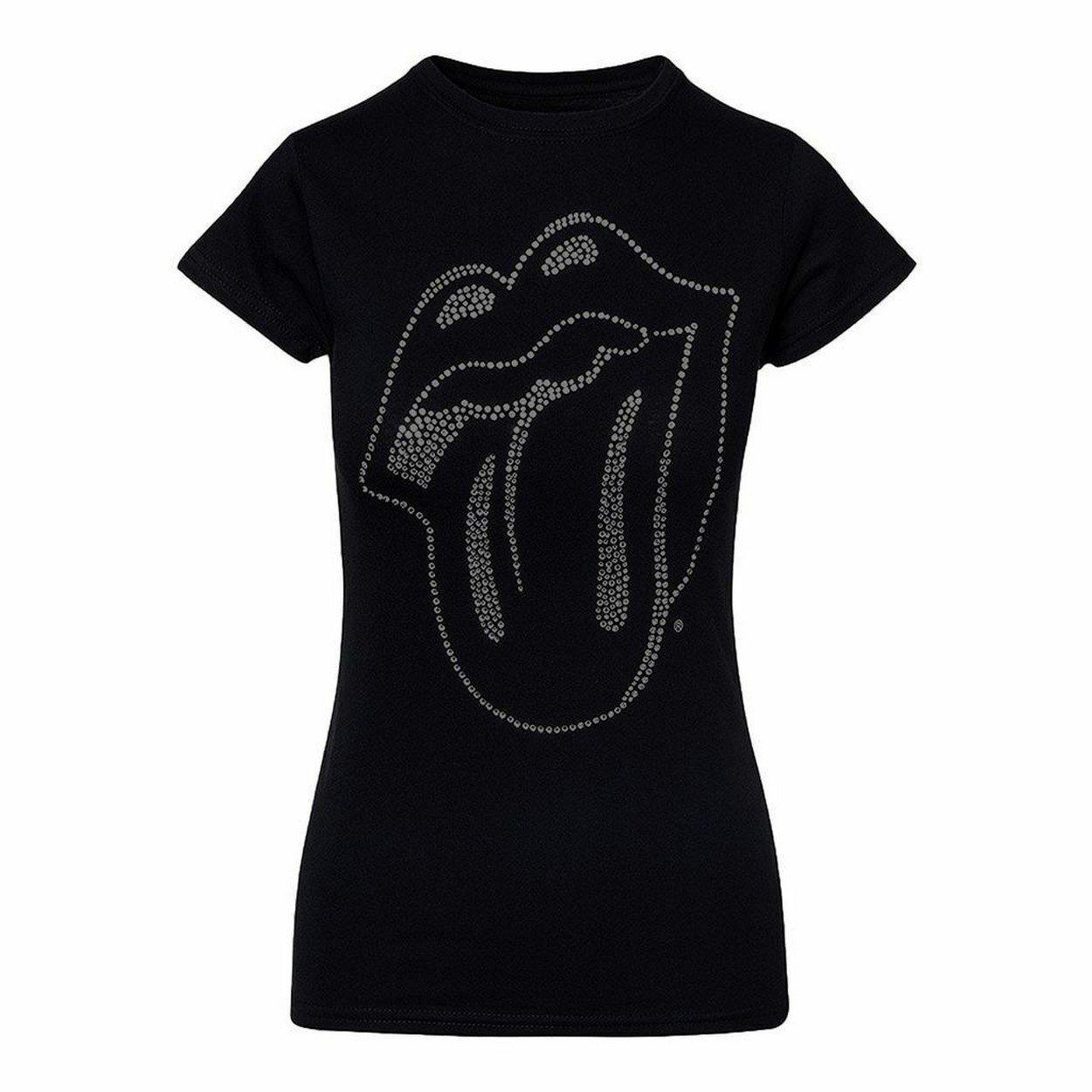 Tshirt Damen Schwarz M von The Rolling Stones