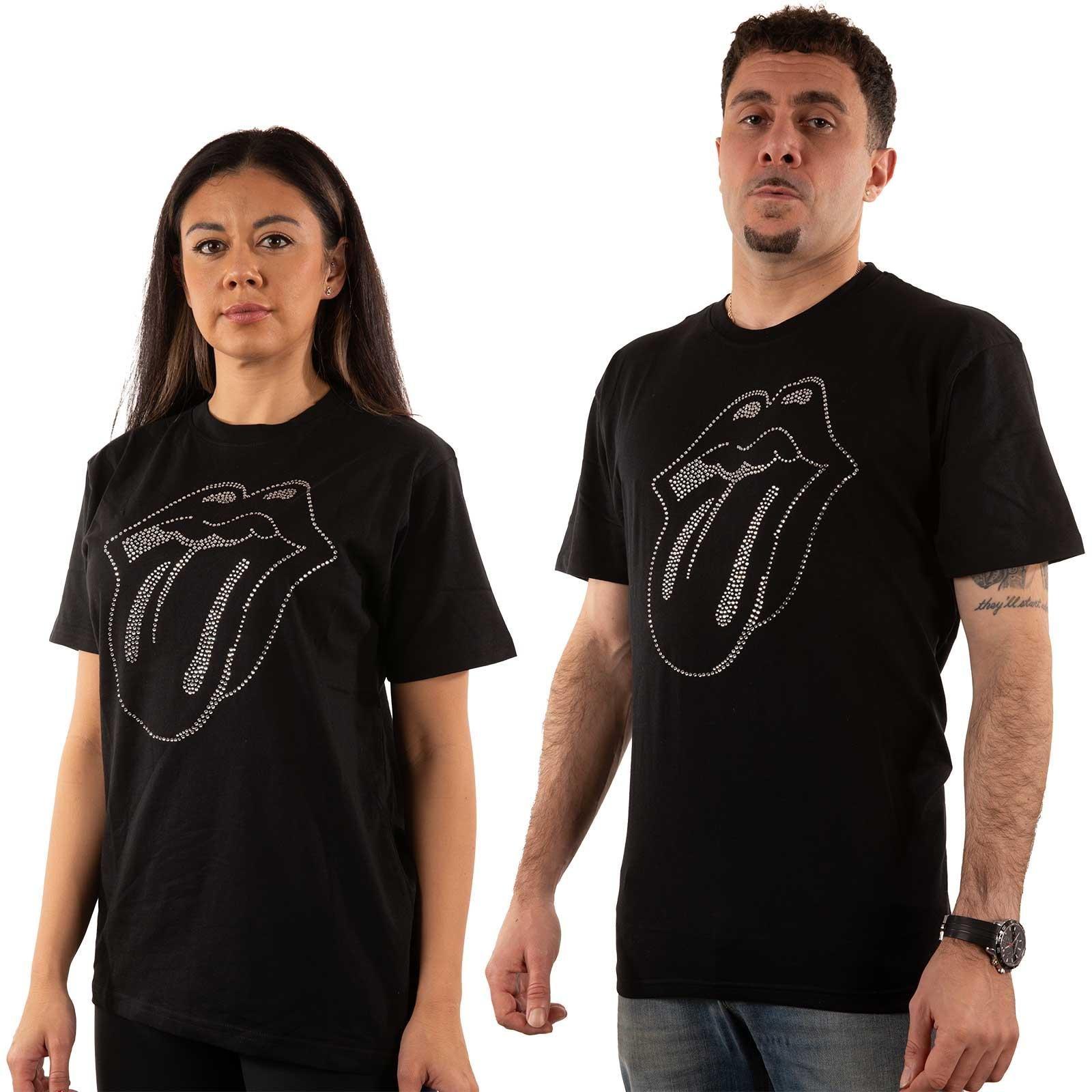 Tshirt Damen Schwarz XL von The Rolling Stones