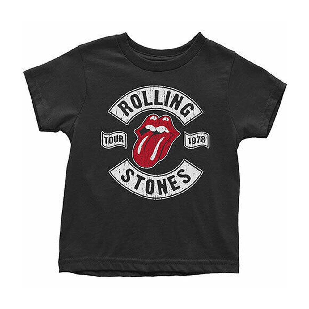 Us Tour 1978 Tshirt Jungen Schwarz 110 von The Rolling Stones