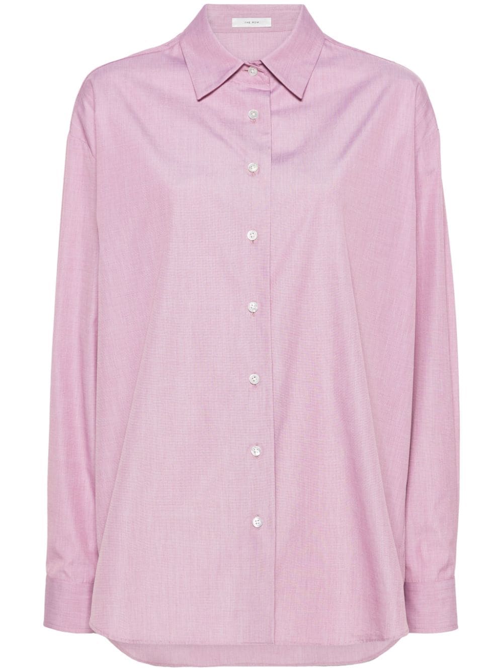 The Row Attica cotton shirt - Pink von The Row