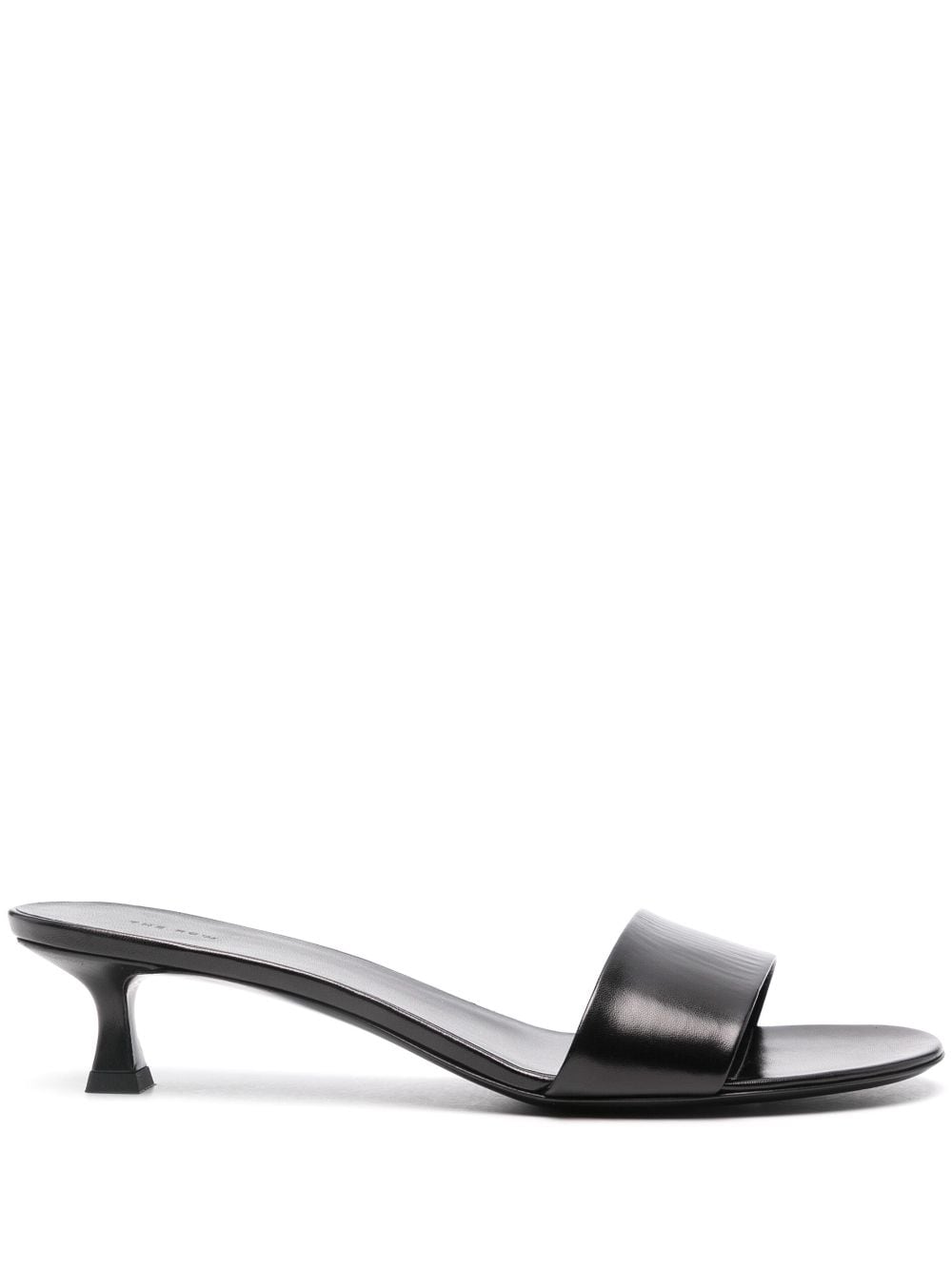 The Row Combo 40mm kitten-heel mules - Black von The Row