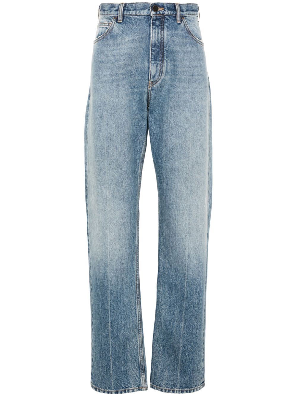 The Row Fred mid-rise straight-leg jeans - Blue von The Row