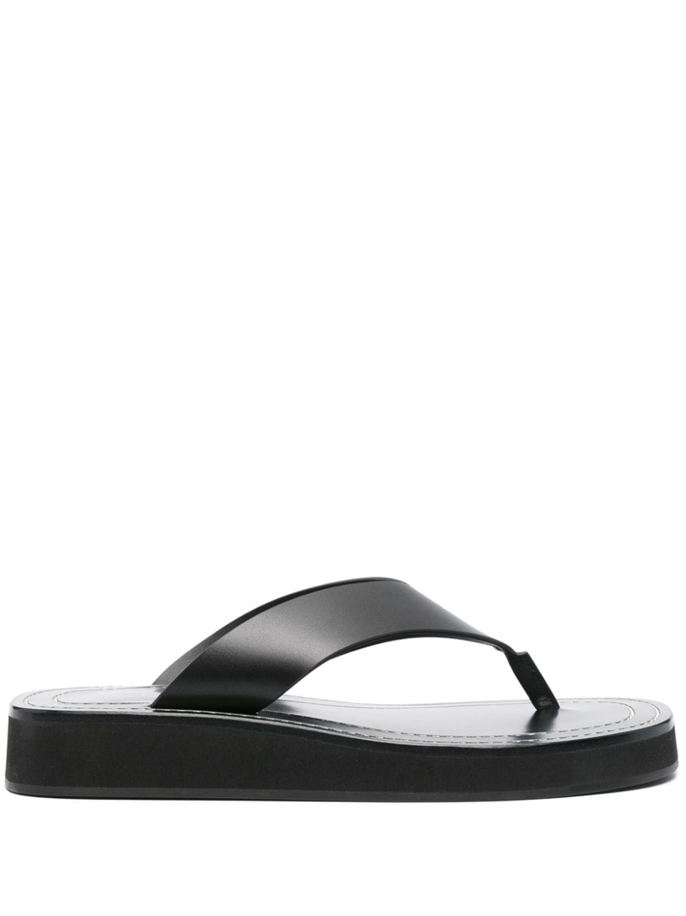 The Row Ginza platform sandals - Black von The Row