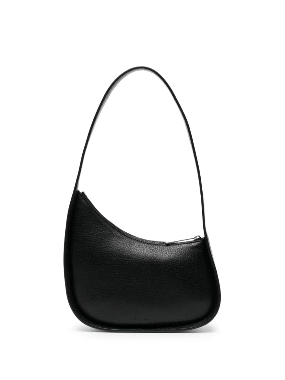 The Row Half Moon leather shoulder bag - Black von The Row