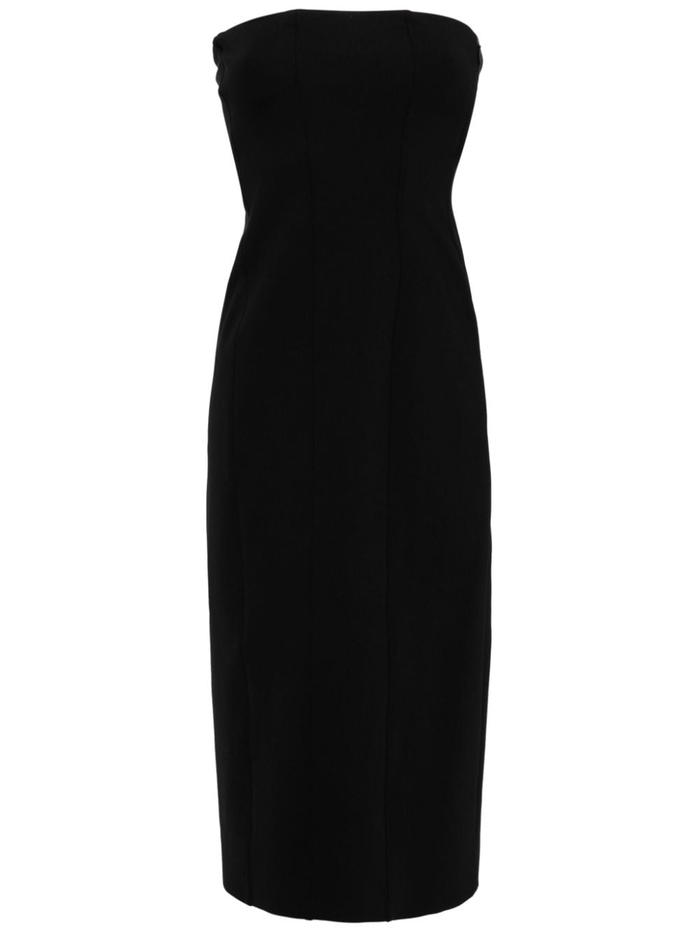 The Row Melonia midi dress - Black von The Row