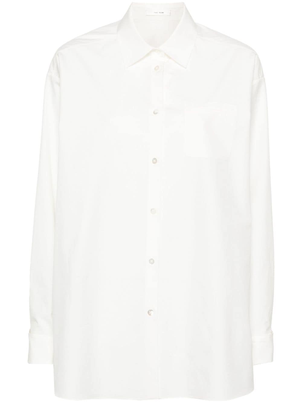 The Row Moon cotton shirt - Neutrals von The Row