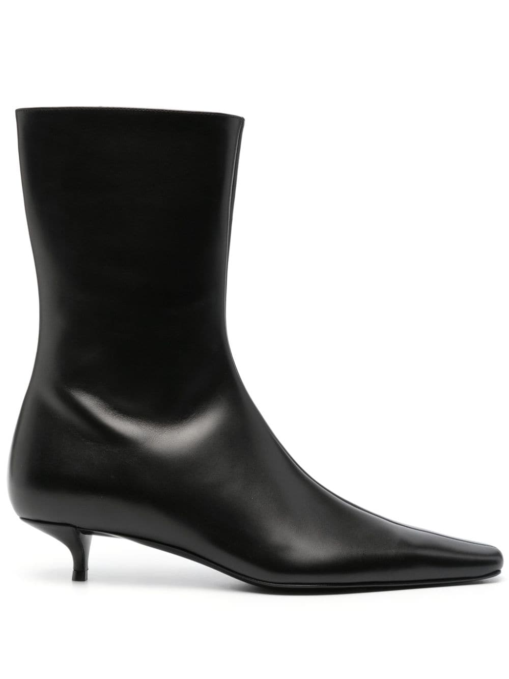 The Row Shrimpton 50mm leather boots - Black von The Row