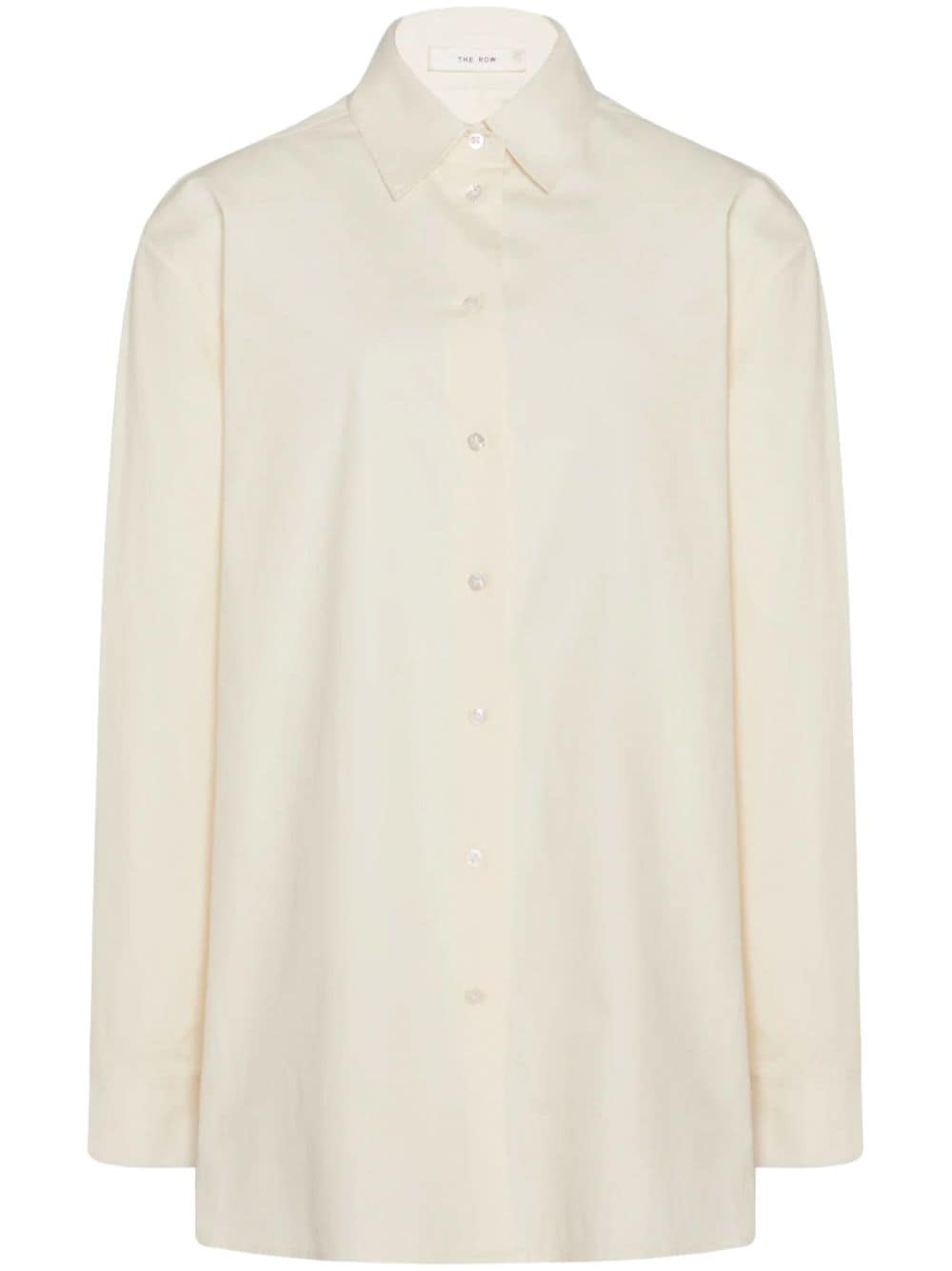 The Row Sisilia cotton shirt - White von The Row