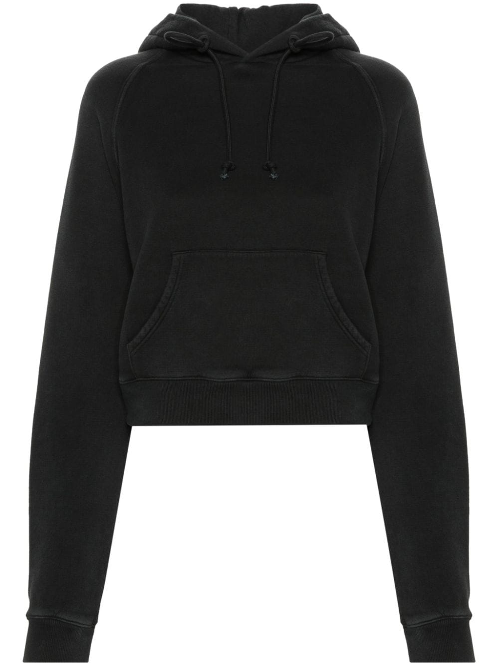 The Row Timmy cropped hoodie - Black von The Row