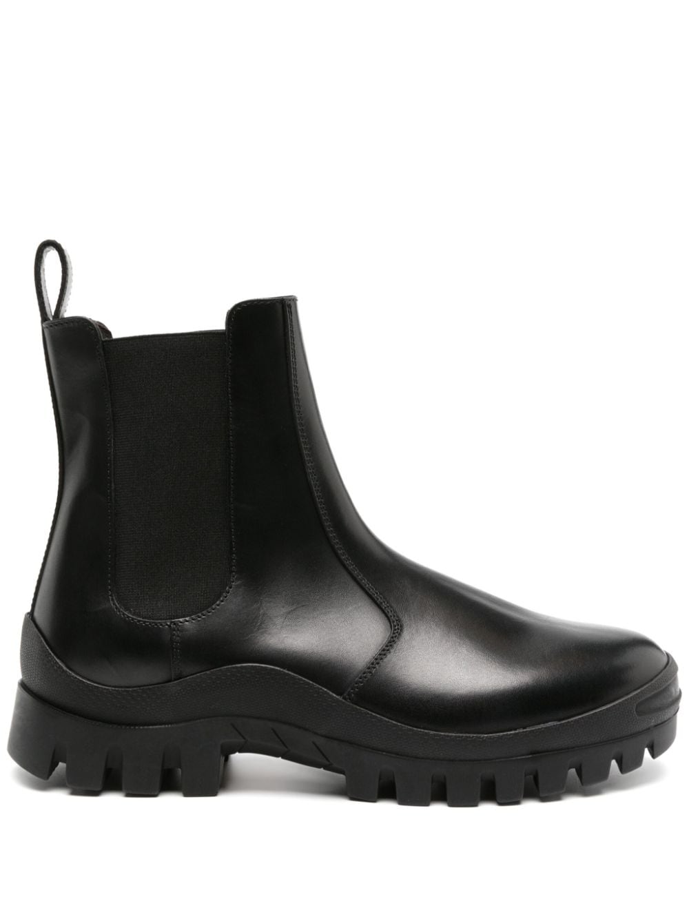 The Row ankle-length leather chelsea boots - Black von The Row