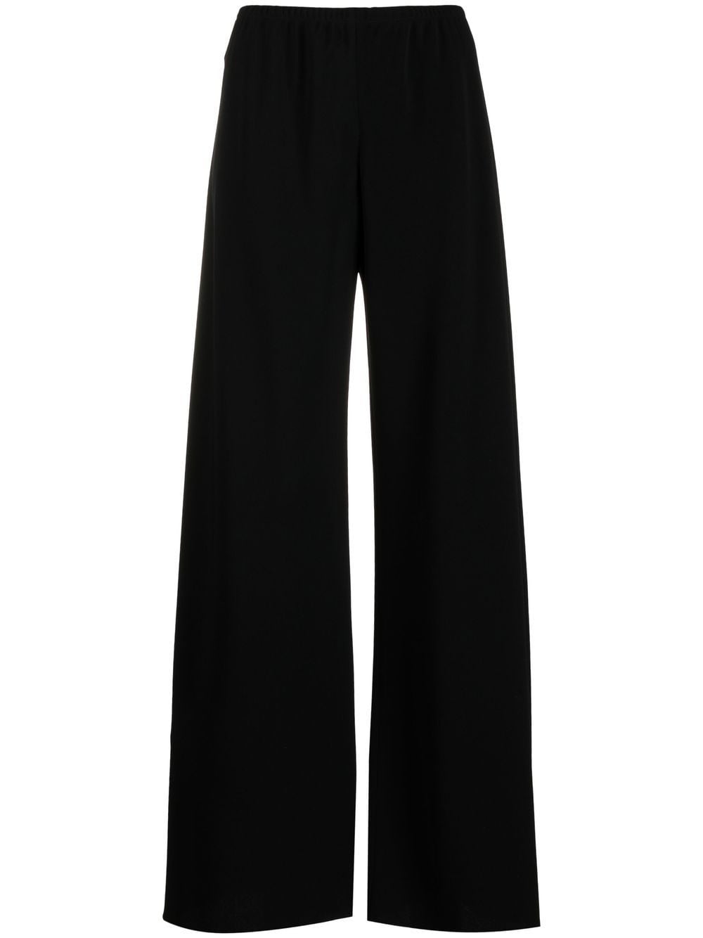 The Row high-waisted wide-leg trousers - Black von The Row