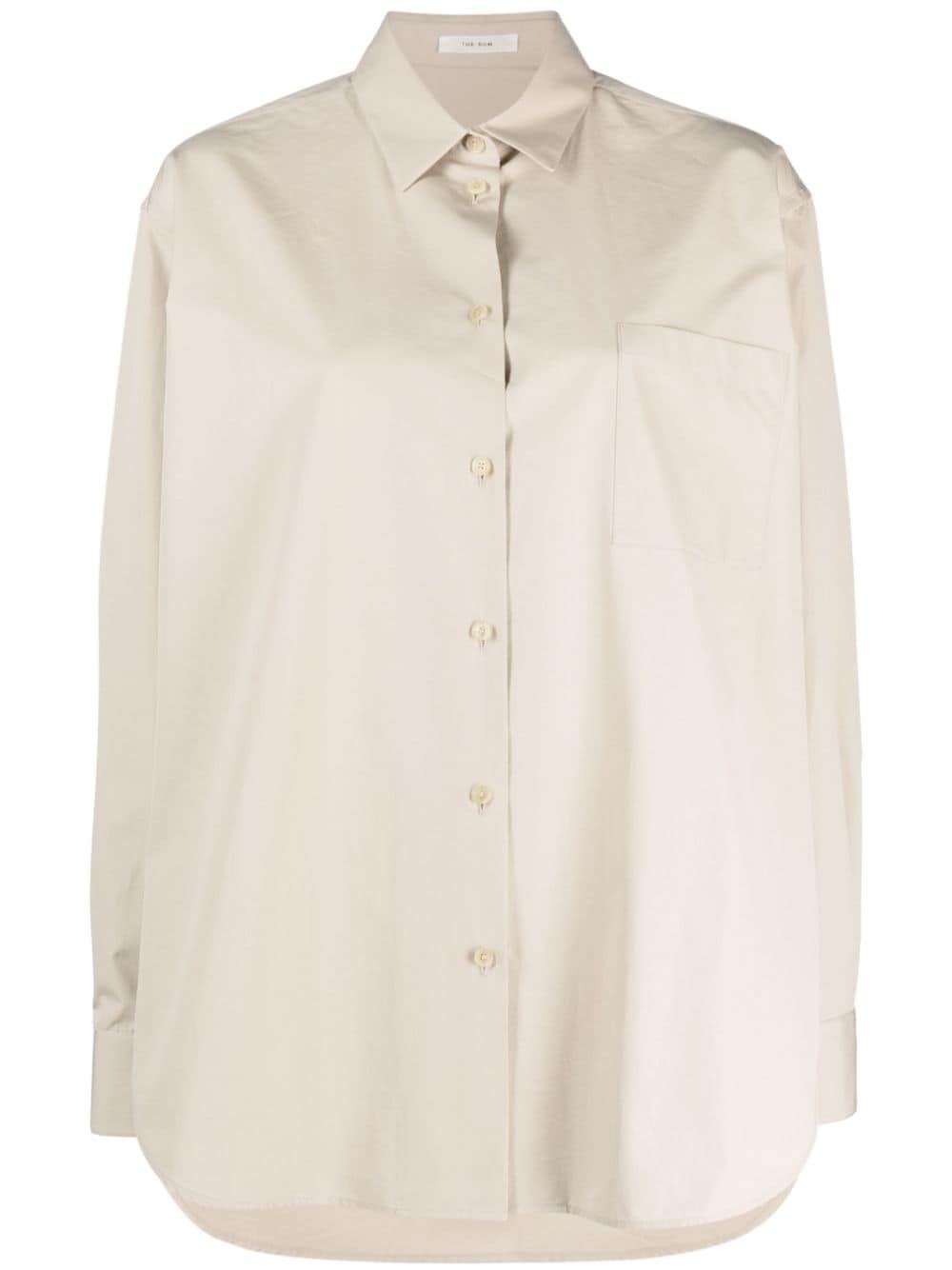 The Row pocket cotton shirt - Neutrals von The Row